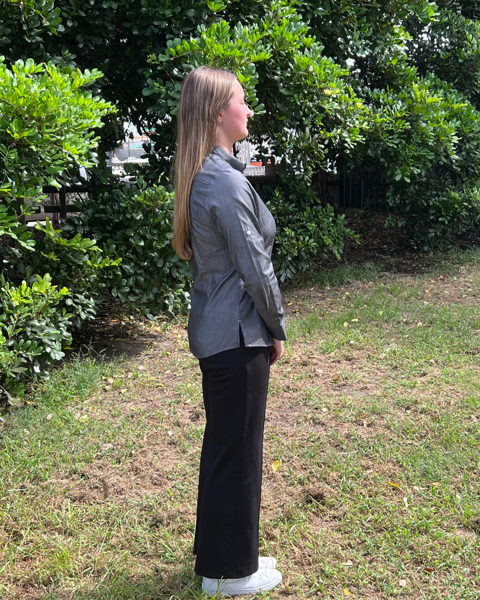 Picture of SYC - Ladies Chambray Shirt - Long Sleeve