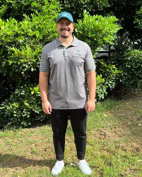 Picture of SYC - Mens Polo - Short Sleeve - CHARCOAL
