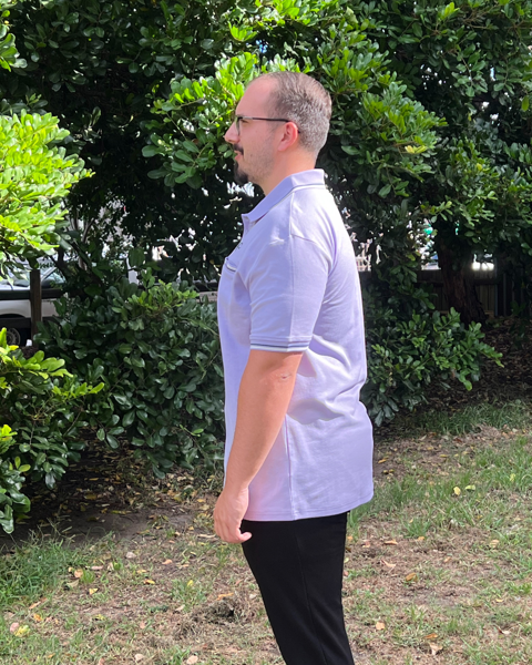 Picture of SYC - Mens Polo - Short Sleeve - WISTERIA