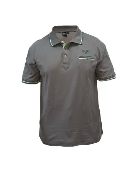 Picture of SYC - Mens Polo - Short Sleeve - CHARCOAL